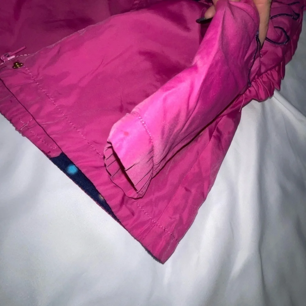 Girls Carters size 4T pink unicorn zip up jacket